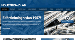 Desktop Screenshot of industrigalv.se